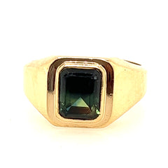 9ct yellow gold parti sapphire