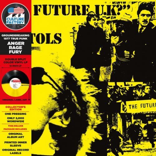 Sex Pistols No Future Uk Yellow And Black Vinyl Indie Exclusive 5004