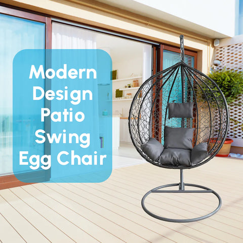 egg swing chair with stand