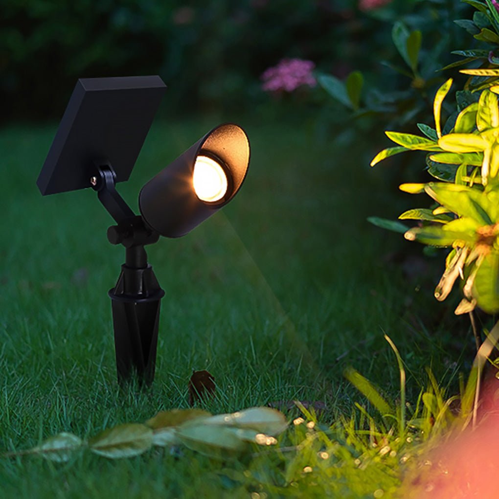 Outdoor Waterproof Solar Spot Light Landscape Lighting for Courtyard Garden Lawn - Litelamps™ - Category-1-Lighting, Category-2-Outdoor Lighting, Category-3-Landscape Lighting, Color_Flash Gray, Date_20220502, Delivery_HFAR2, google, material_Aluminum, material_Glass, New_By Category-April, price_$0 To $99, price_$100 To $199, Room_Courtyard, Sale_Group Buy, Style_Industrial