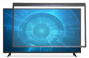 Overlay touch screen display