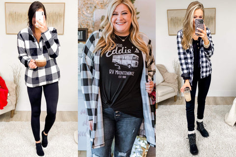 3 Easy Ways To Wear Buffalo Plaid - Red White & Denim