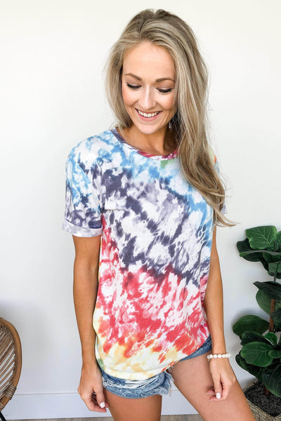 Touch the Rainbow Tie Dye Top – The Pulse Boutique