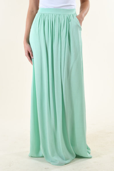 Bright Mint Maxi Skirt – The Pulse Boutique