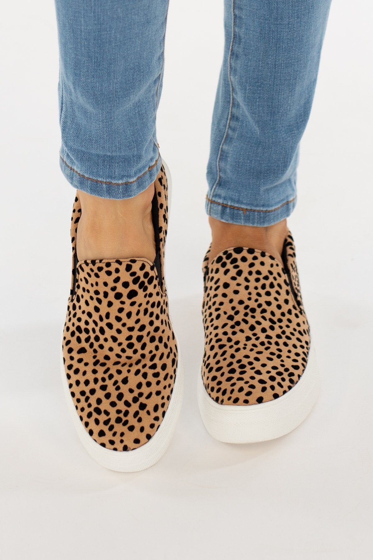 soda leopard slip on shoes