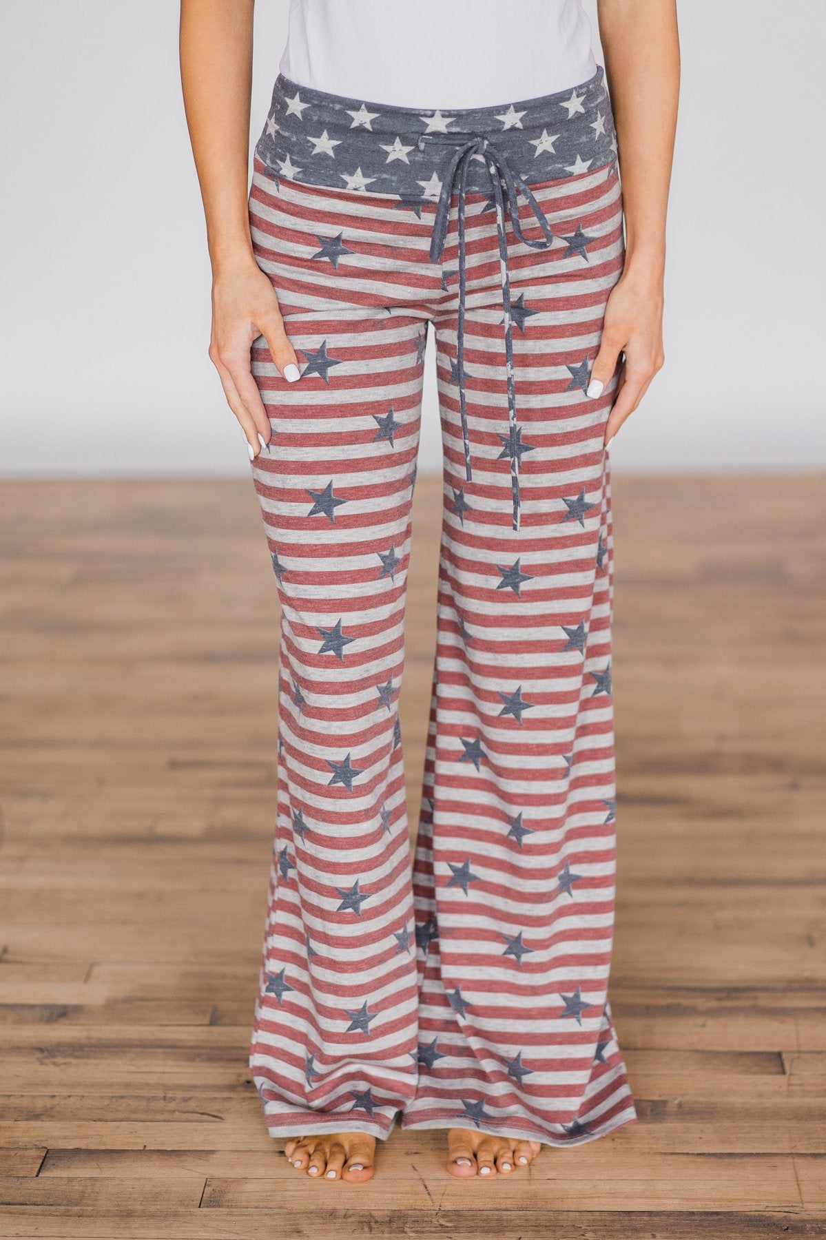 The American Dream Striped Lounge Pants – The Pulse Boutique