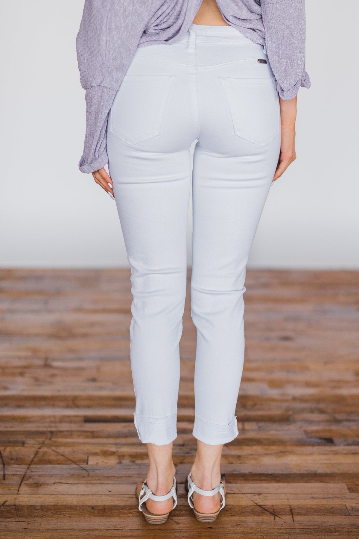 KanCan - White Distressed Denim Jeans – The Pulse Boutique