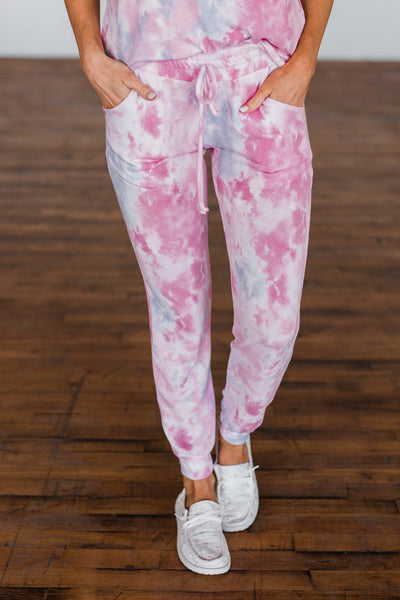 Feels Like Sunday Pink Tie Dye Lounge Pants – The Pulse Boutique