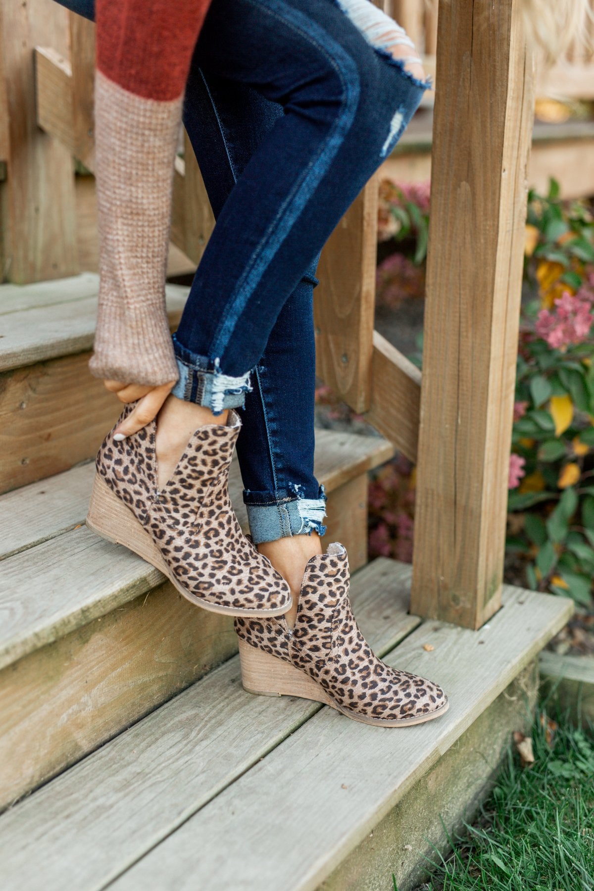 very g leopard booties