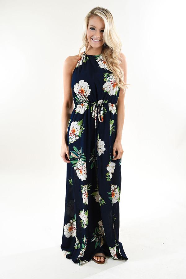 oasis flower dress