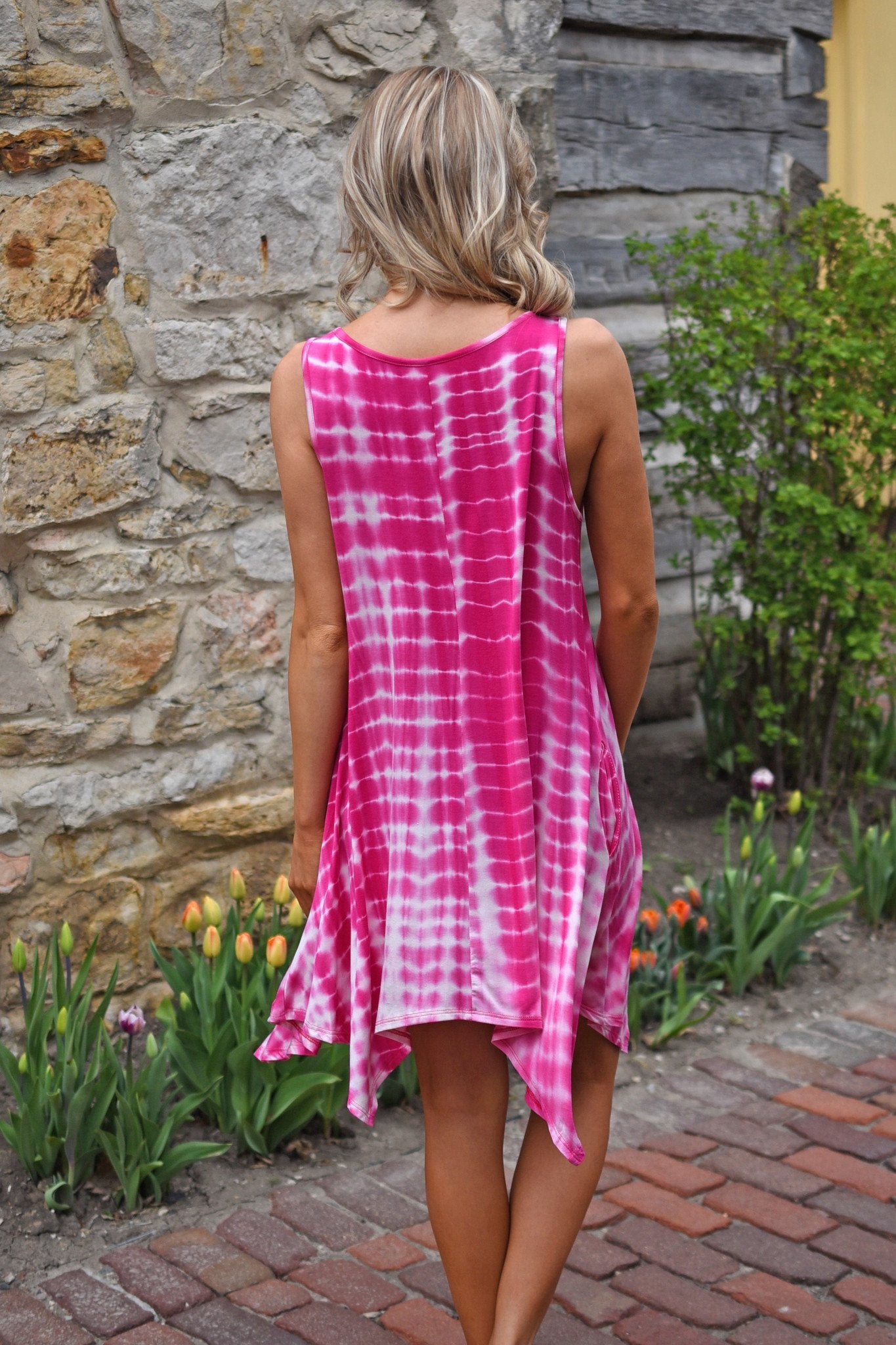 Tie Dye For Dress ~ Pink – The Pulse Boutique