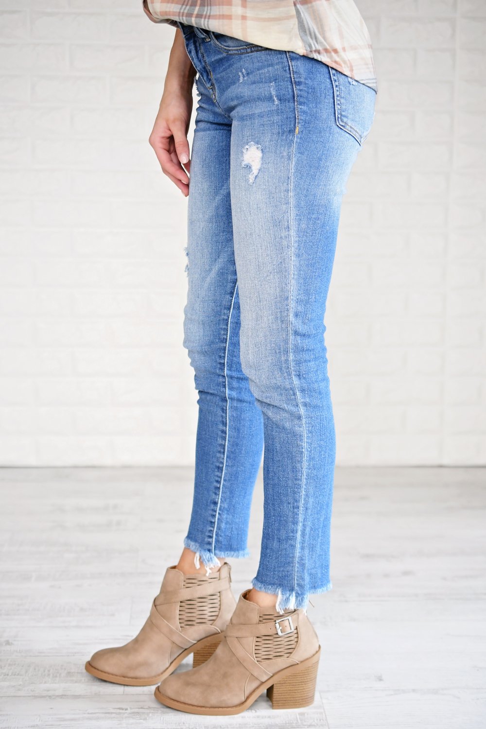 sneak peek trouser jeans