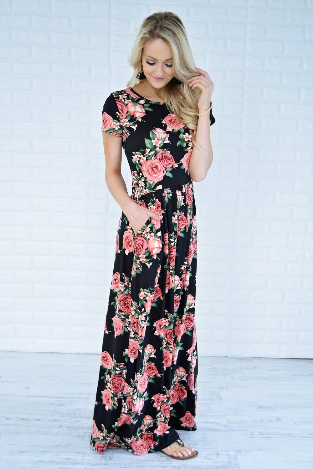 Jolene Floral Maxi Dress – The Pulse Boutique