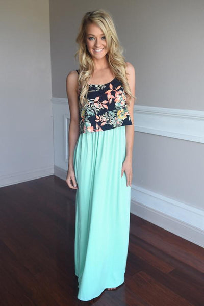 Graceful in Mint Maxi – The Pulse Boutique