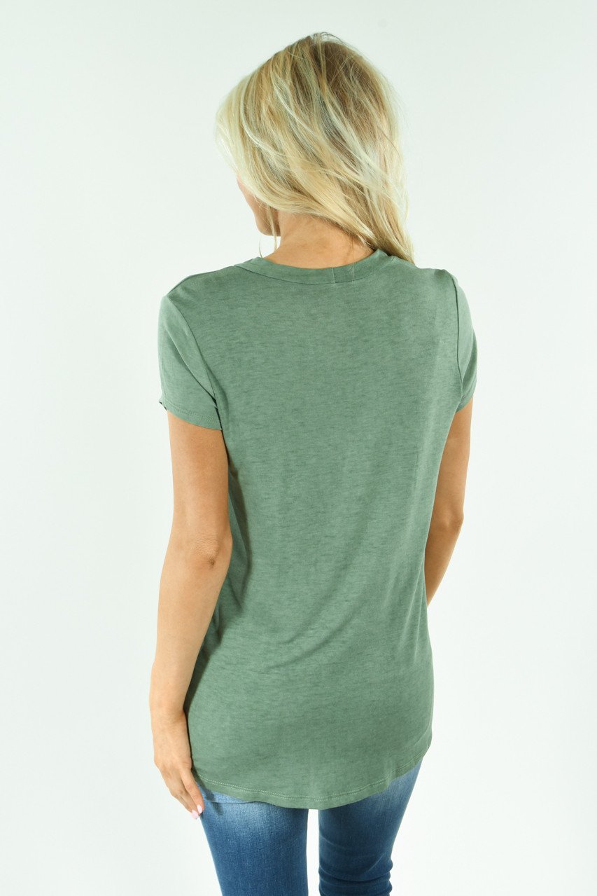 Olive Choker Top – The Pulse Boutique