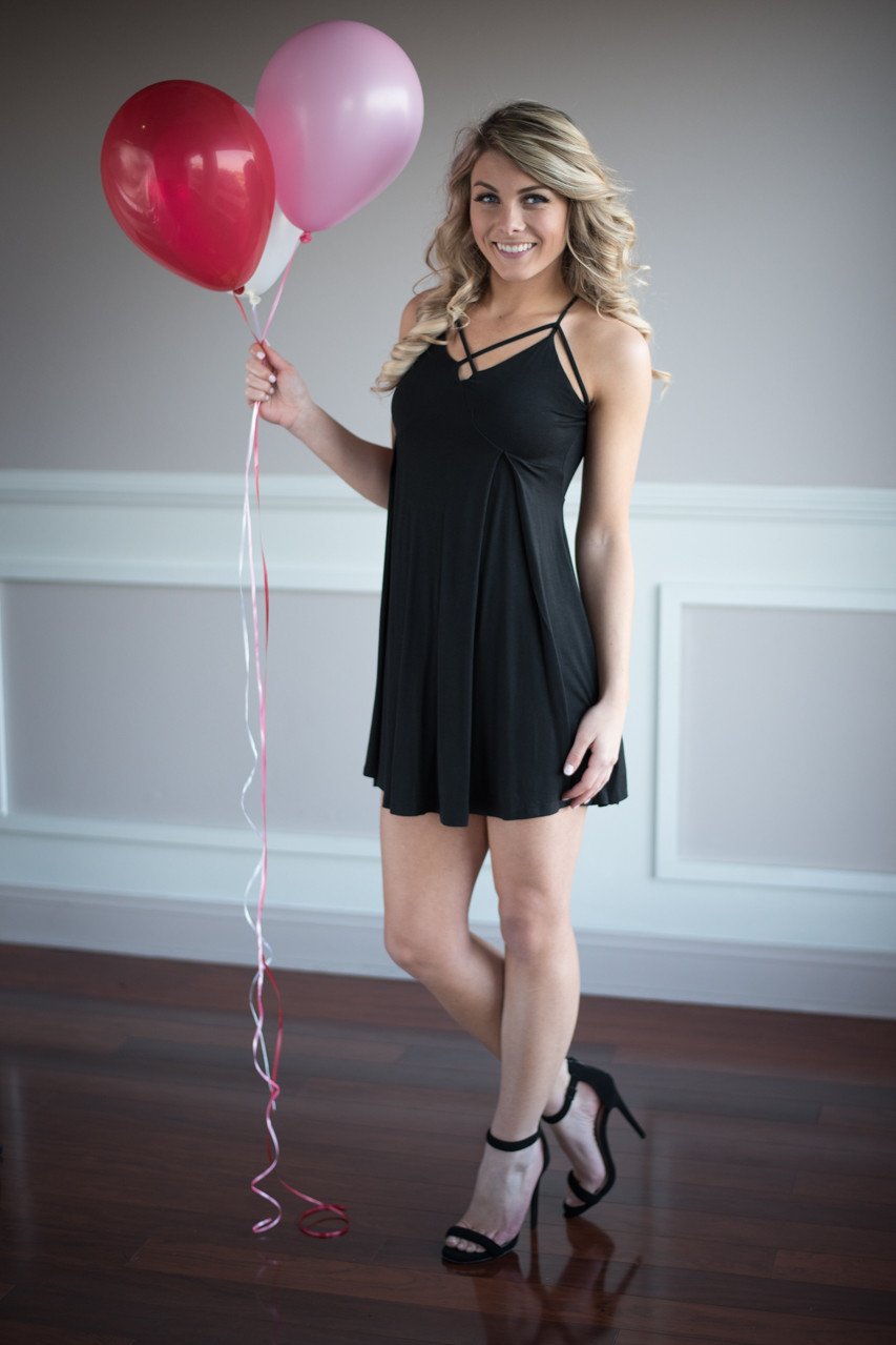 boutique little black dress