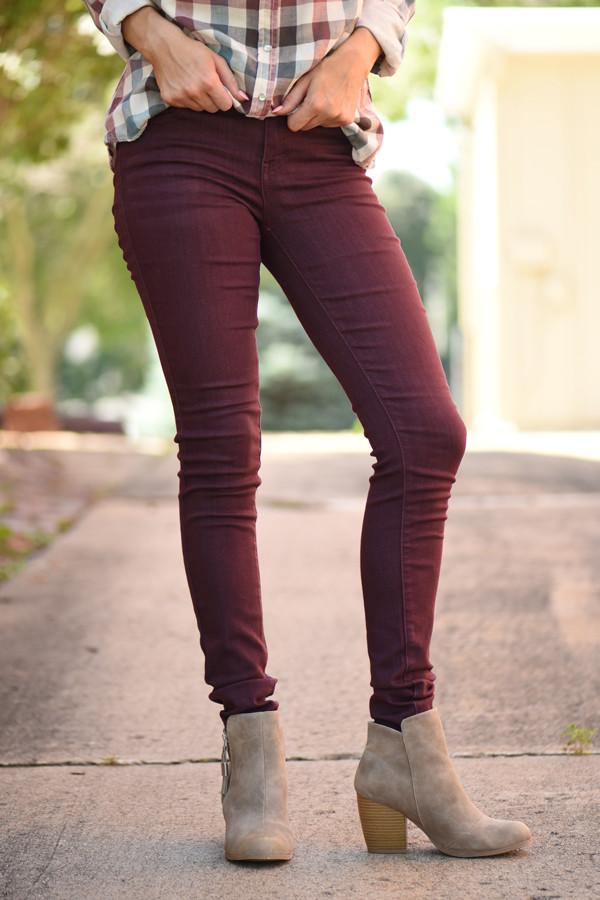 Calypso Pants ~ Burgundy – The Pulse Boutique