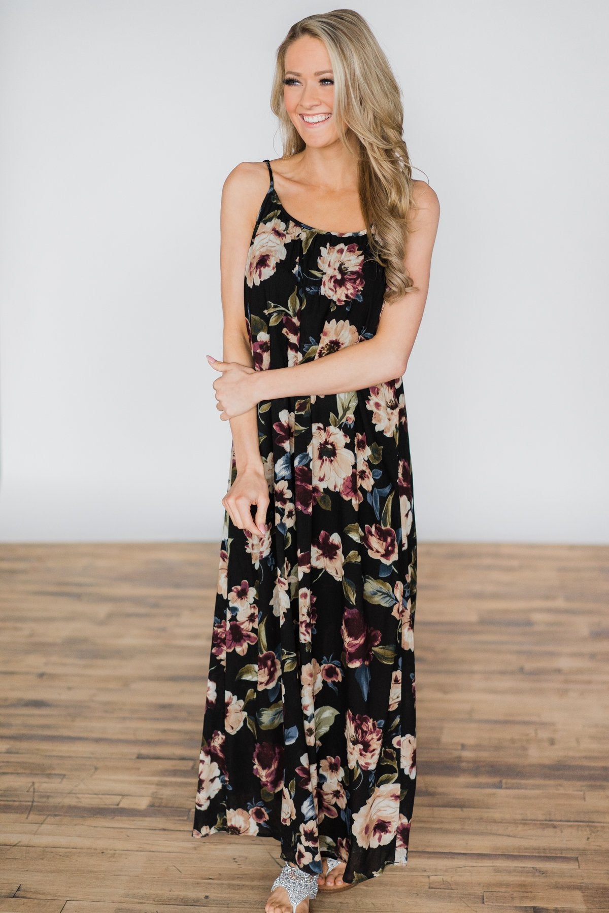 Born to Love You Floral Maxi Dress – The Pulse Boutique