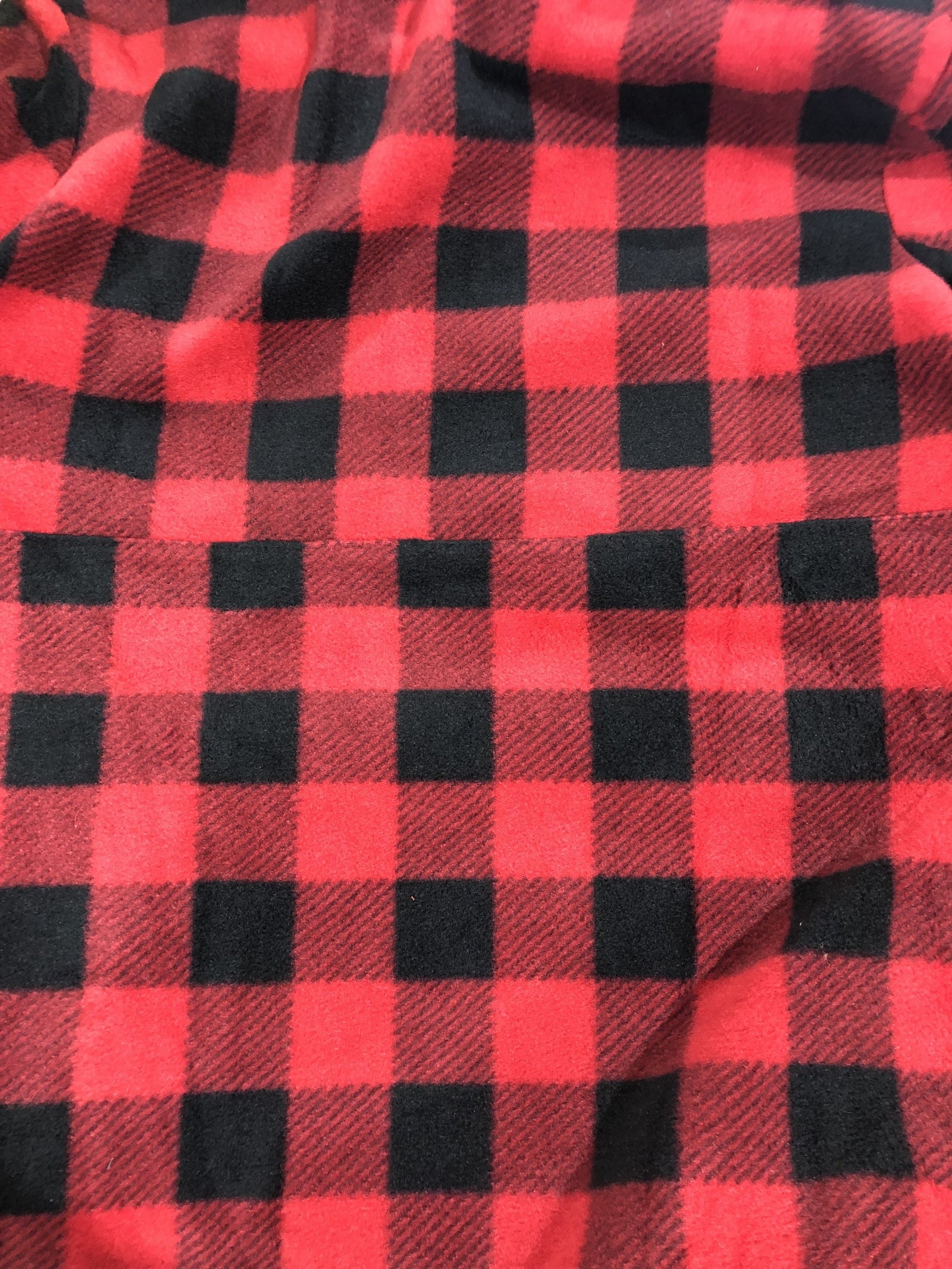 Buffalo Plaid Fleece Pullover- Red & Black – The Pulse Boutique