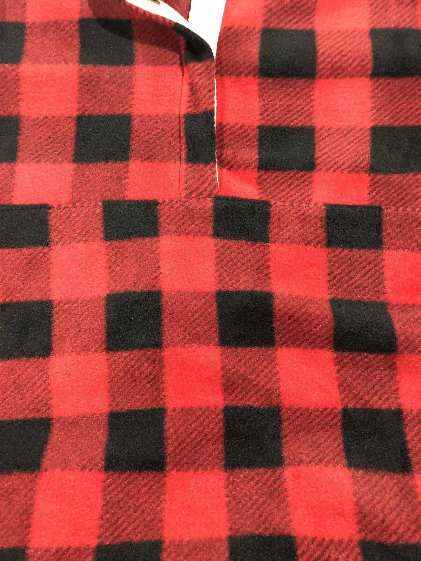 Buffalo Plaid Fleece Pullover- Red & Black – The Pulse Boutique