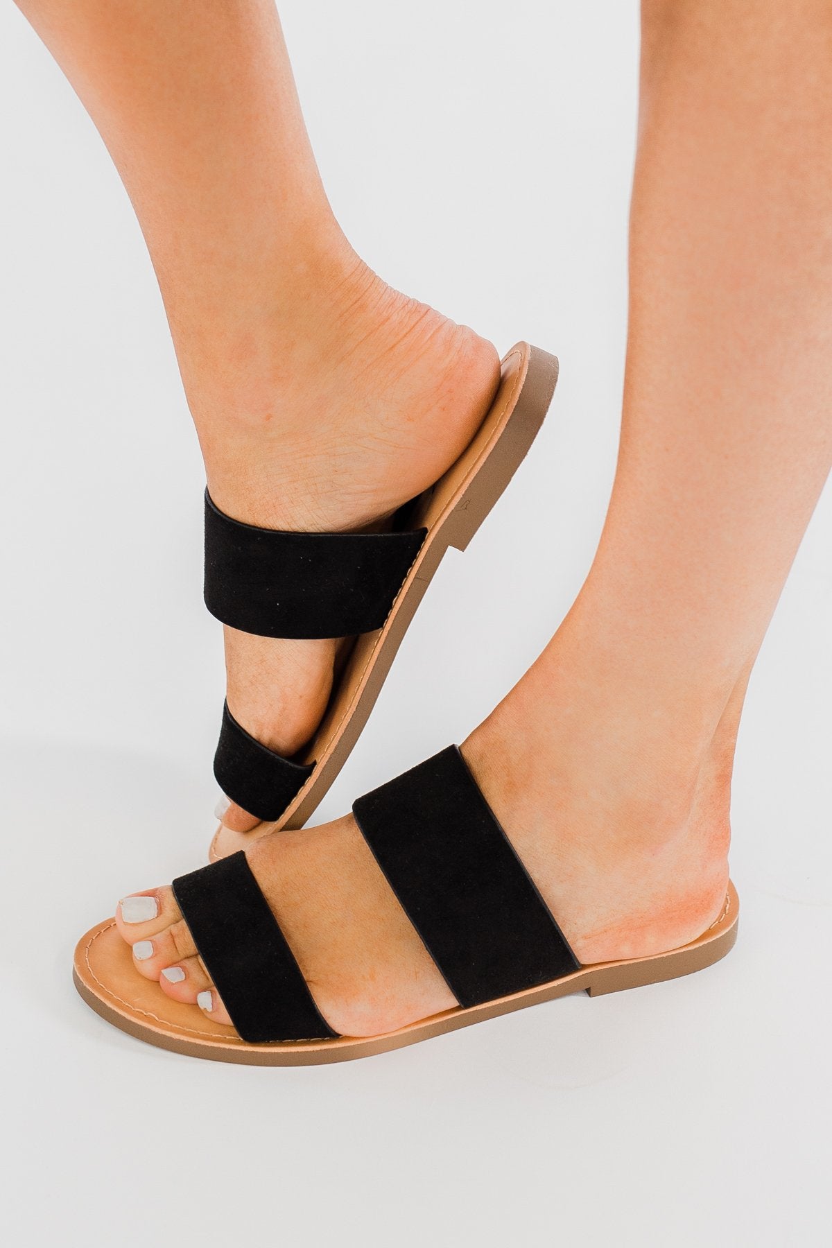 soda two strap sandals