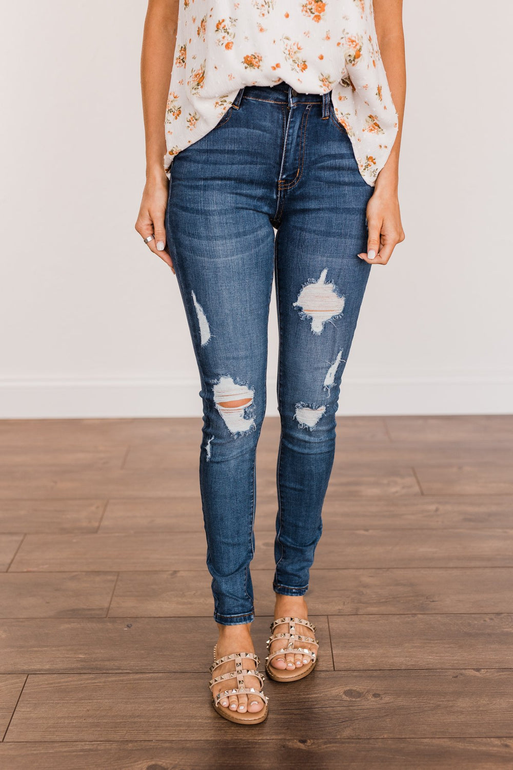 Nature Denim Skinny Jeans- Adeline Wash – The Pulse Boutique