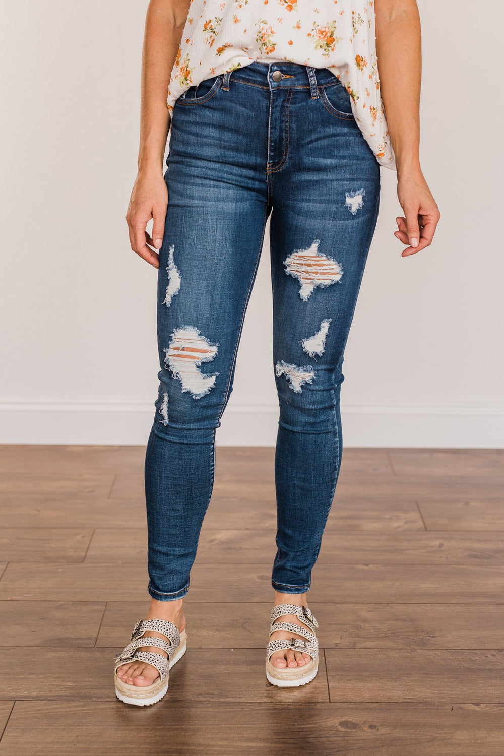 Nature Denim Skinny Jeans- Adeline Wash – The Pulse Boutique