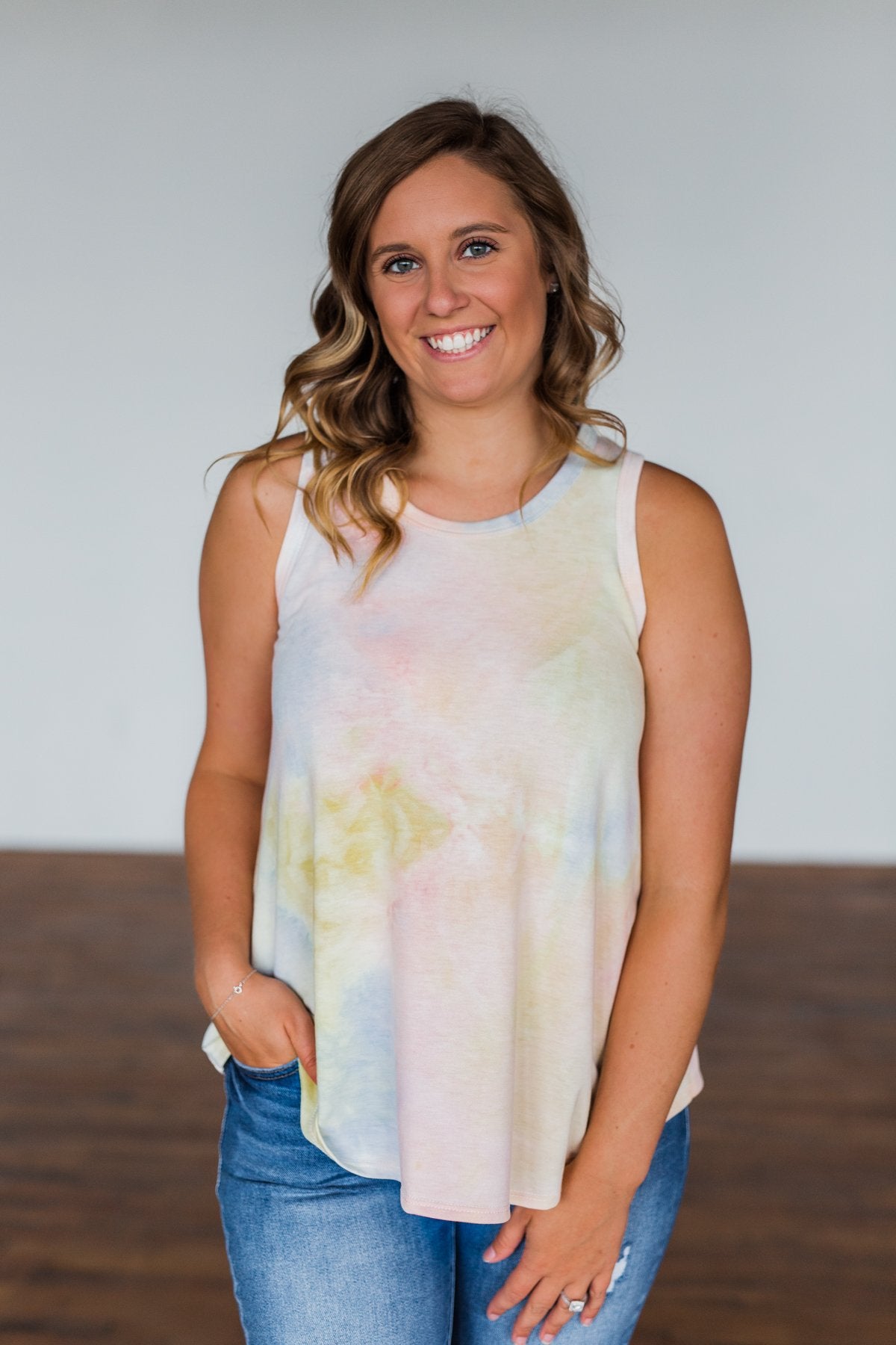 Look of Love Tie Dye Tank Top- Purple, Pink, Yellow – The Pulse Boutique