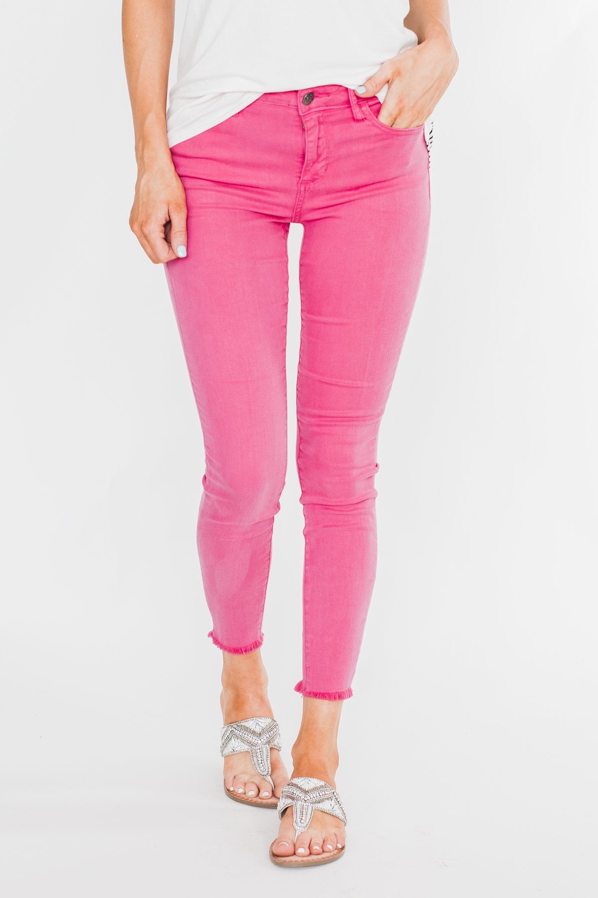 hot pink pants