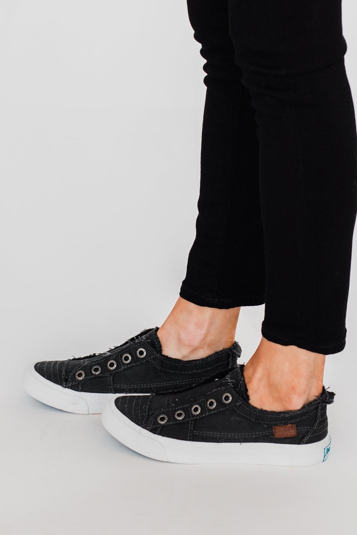 black blowfish sneakers