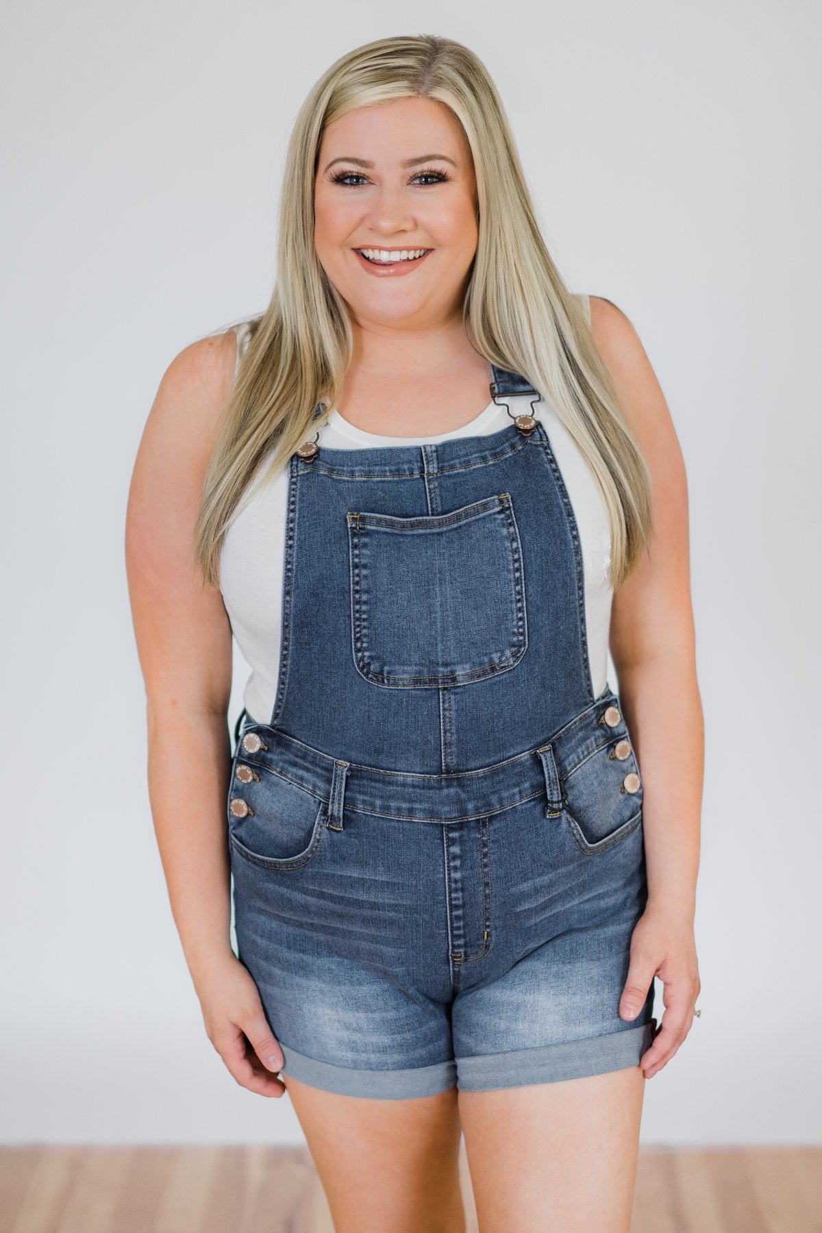 8th of LA Short Overalls- Ally Wash – The Pulse Boutique