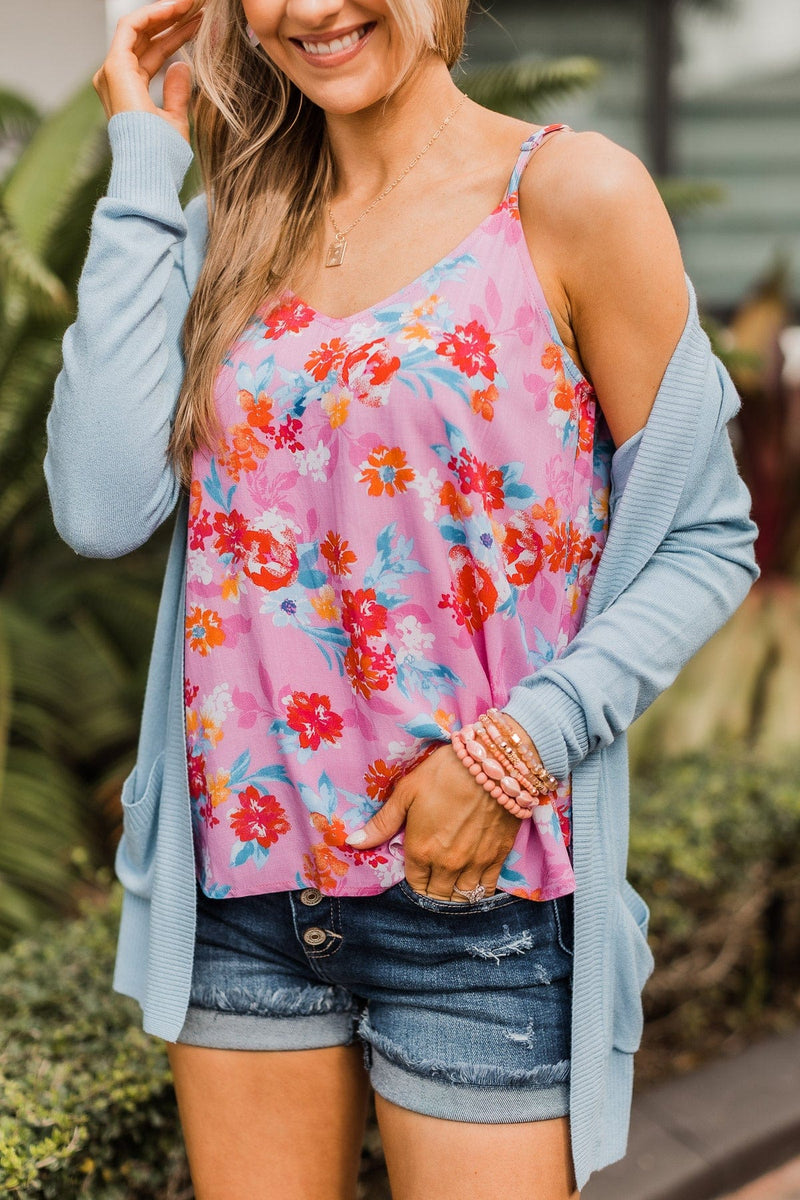 Love To Give Floral Tank Top- Ivory – The Pulse Boutique