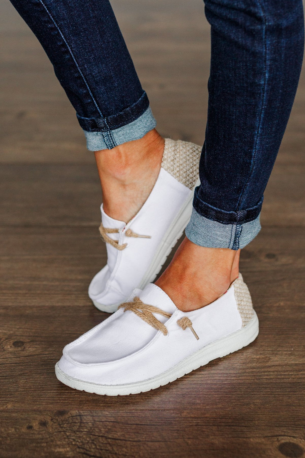 Gypsy Jazz Dolly Sneakers- White – The Pulse Boutique