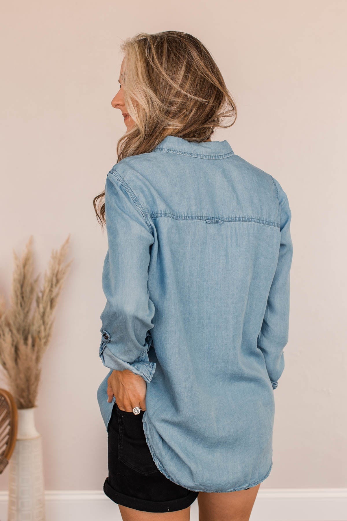 CLANE CHAMBRAY LOOSE SHIRT チャコールグレイ シャツ | endageism.com