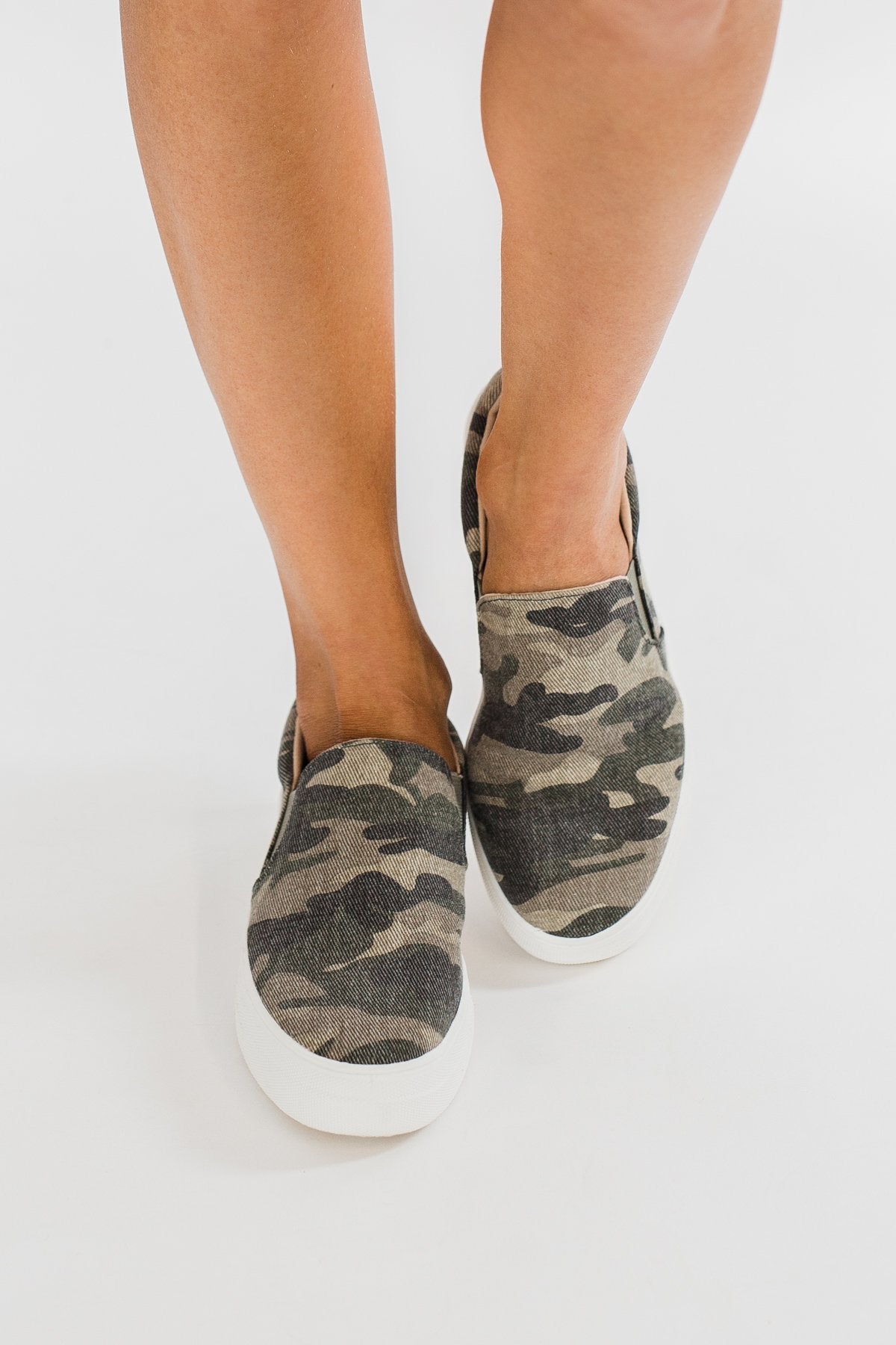 Soda Hike Slip On Sneakers- Camo – The 