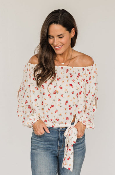 Match Made In Heaven Off The Shoulder Blouse- Cream – The Pulse Boutique