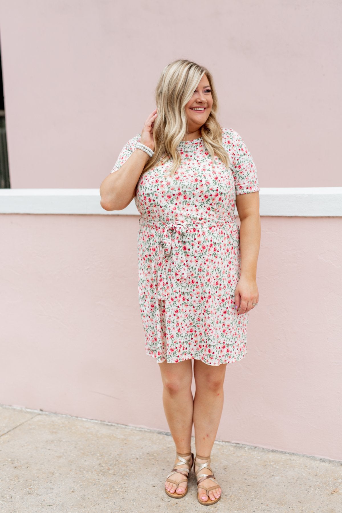 Taught My Heart To Love Floral Dress- Ivory – The Pulse Boutique