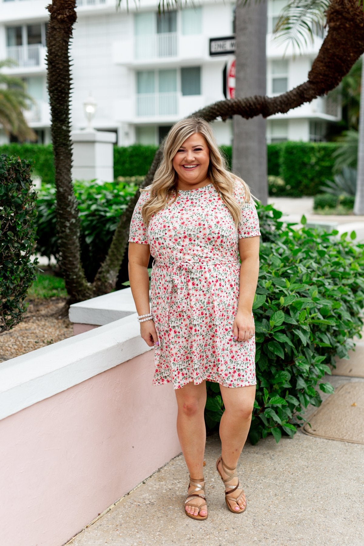 Taught My Heart To Love Floral Dress- Ivory – The Pulse Boutique