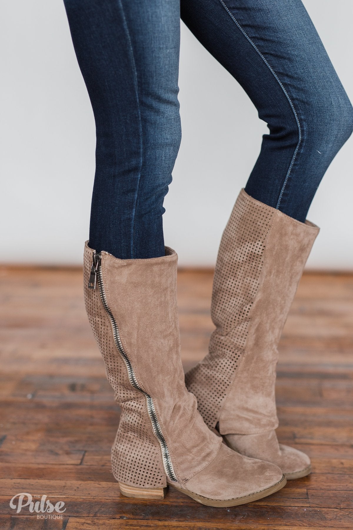 Very G Unstructured Boots- Taupe – The 