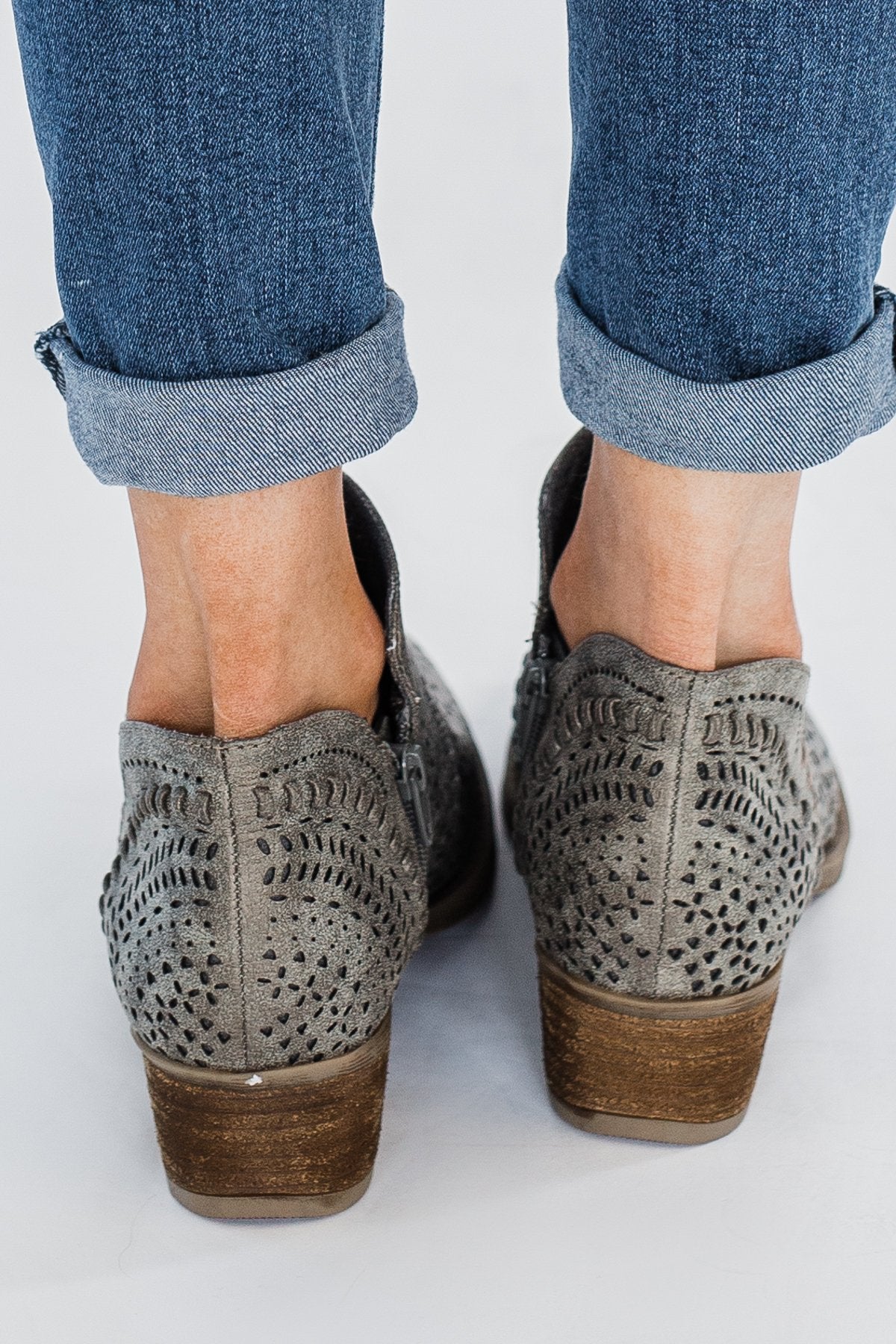 Not Rated Noka Booties- Grey – The 