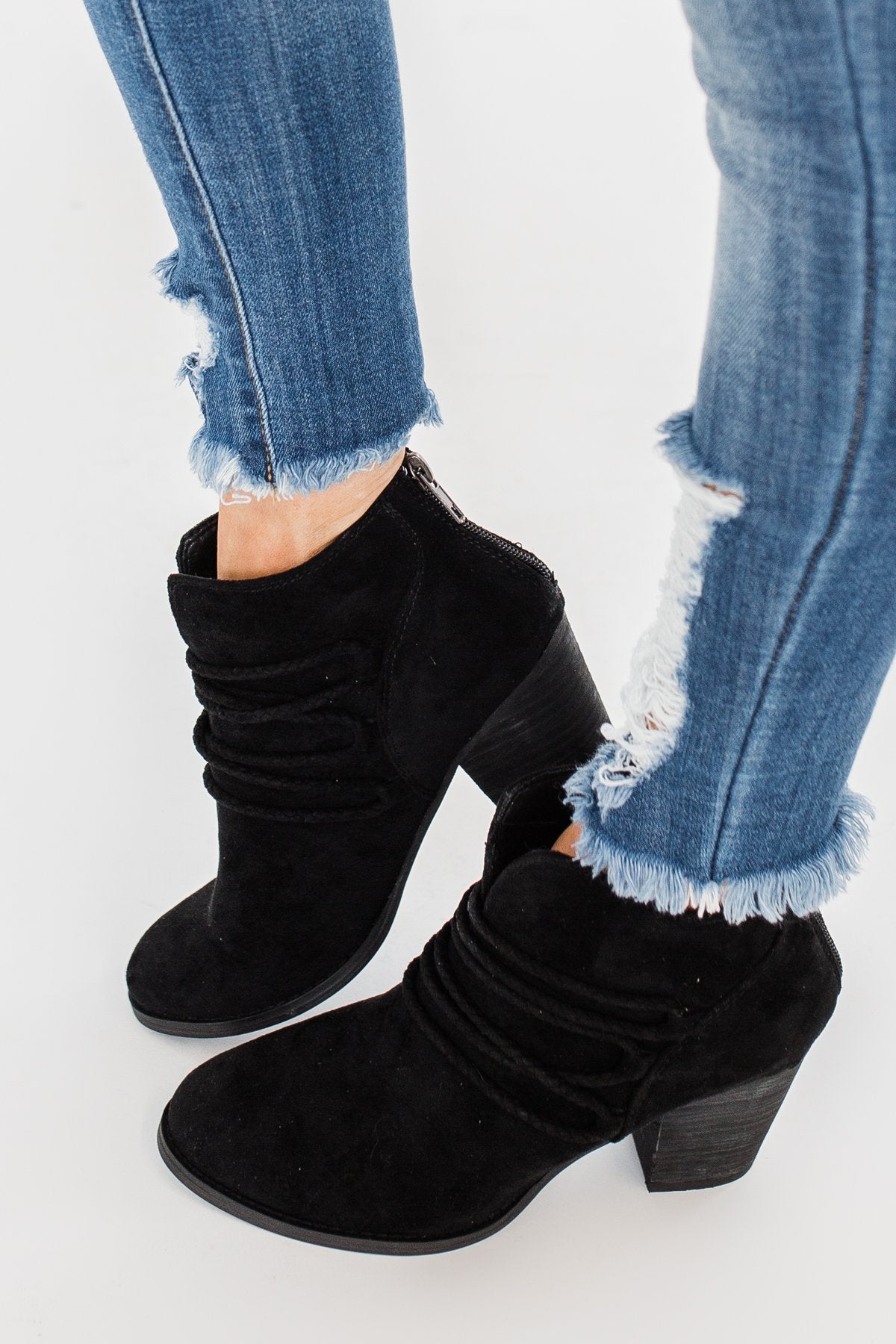 Very G Havana Booties- Black – The Pulse Boutique