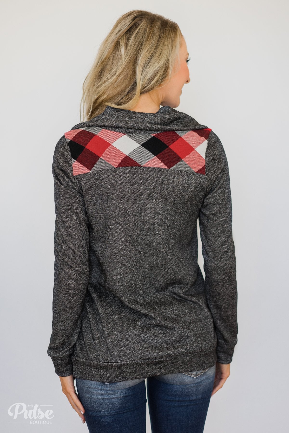 plaid pullover shirt