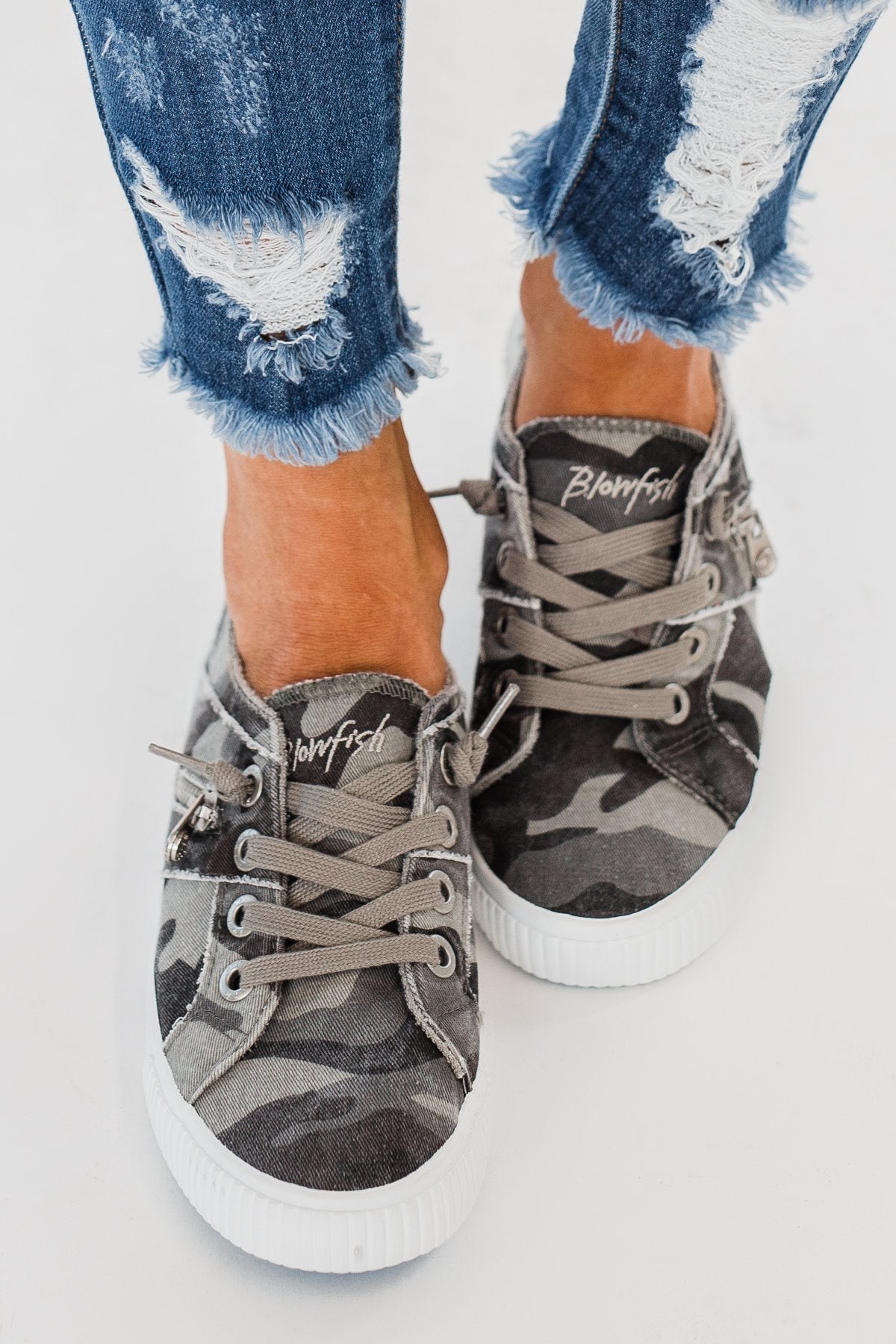 blowfish camo sneakers