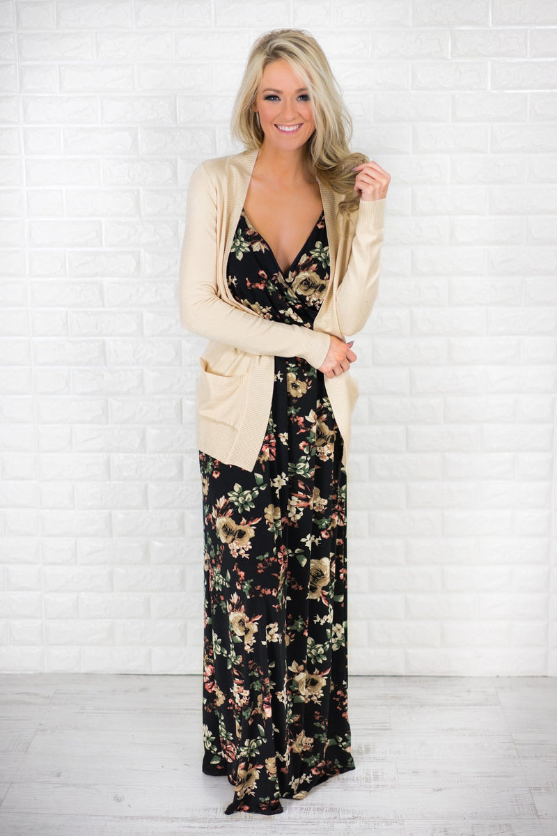 floral maxi dress fall