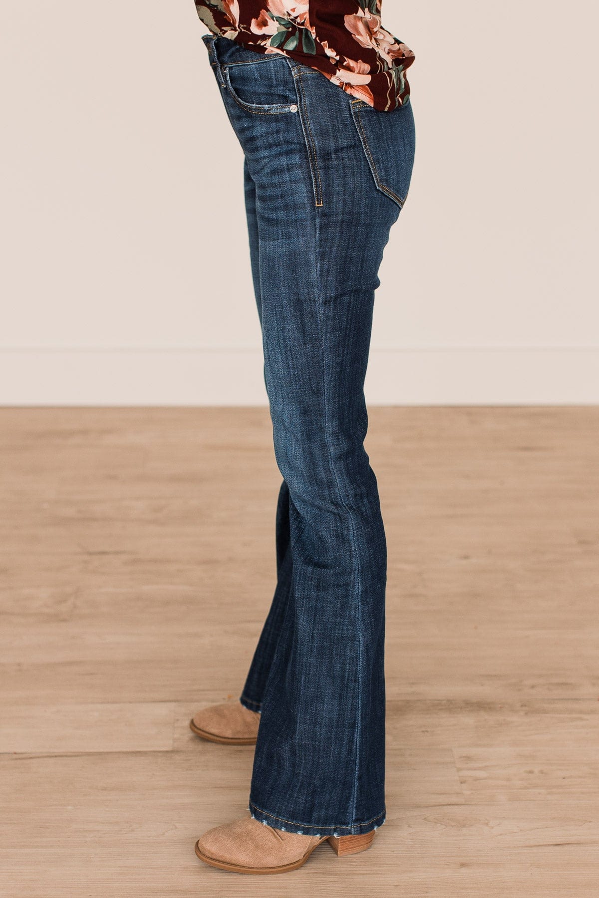 KanCan Petite Flare Jeans- Josephine Wash – The Pulse Boutique