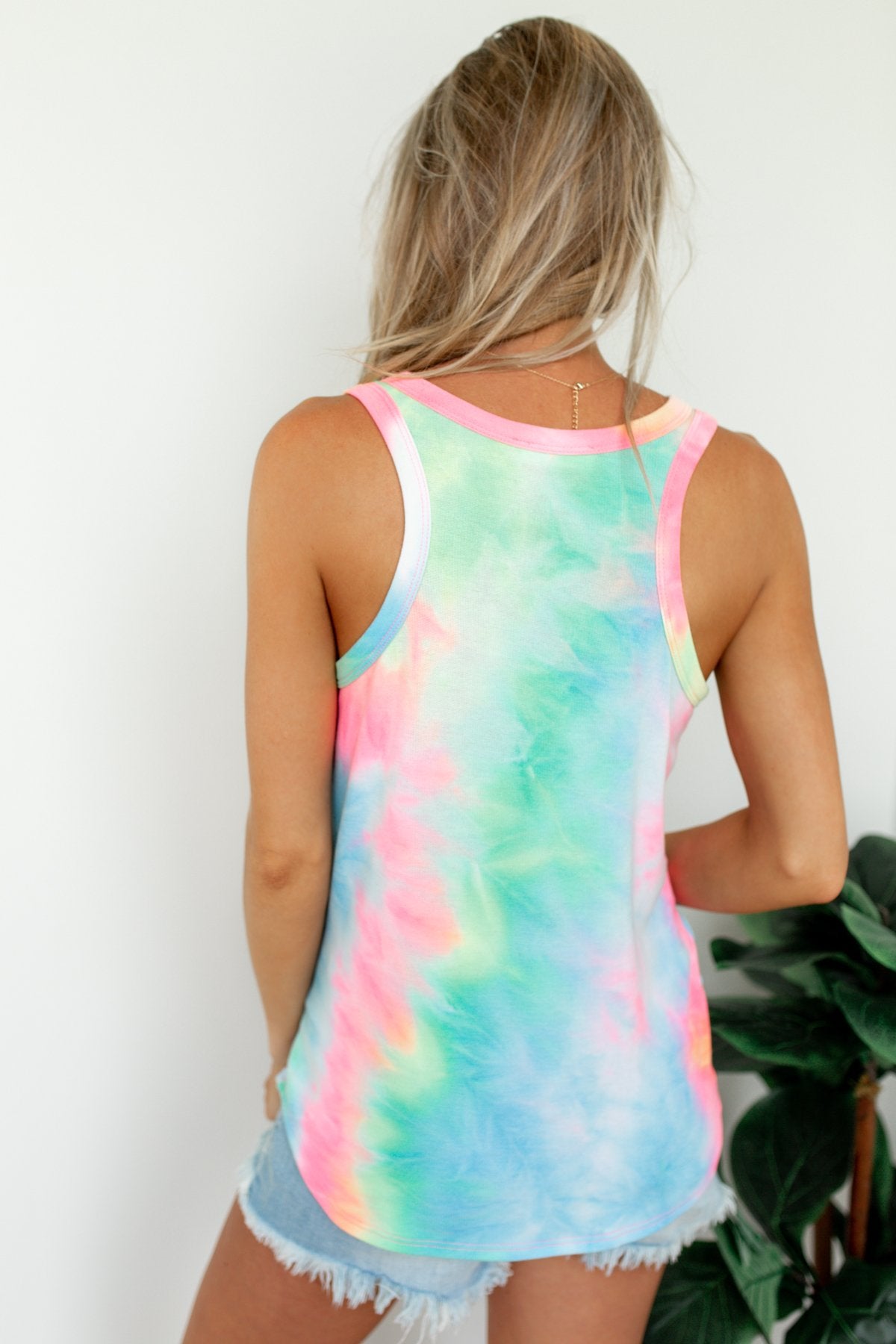 Happy Thoughts Tie Dye Multi Color Tank Top – The Pulse Boutique