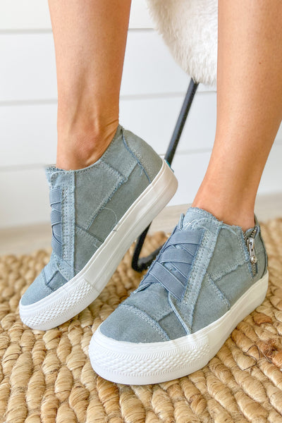 Blowfish Mamba Wedge Sneakers- Sweet Grey – The Pulse Boutique