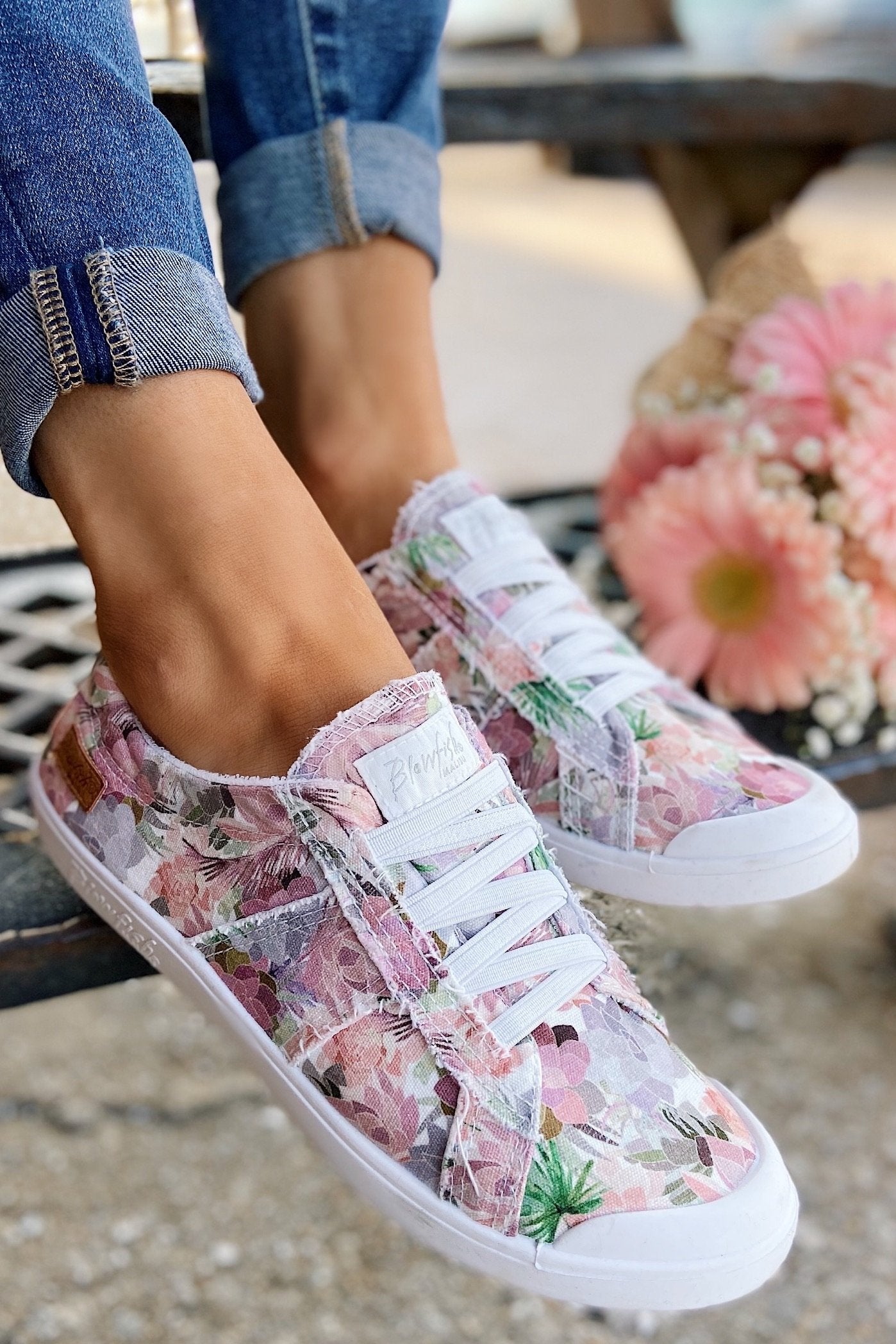 off white floral sneakers