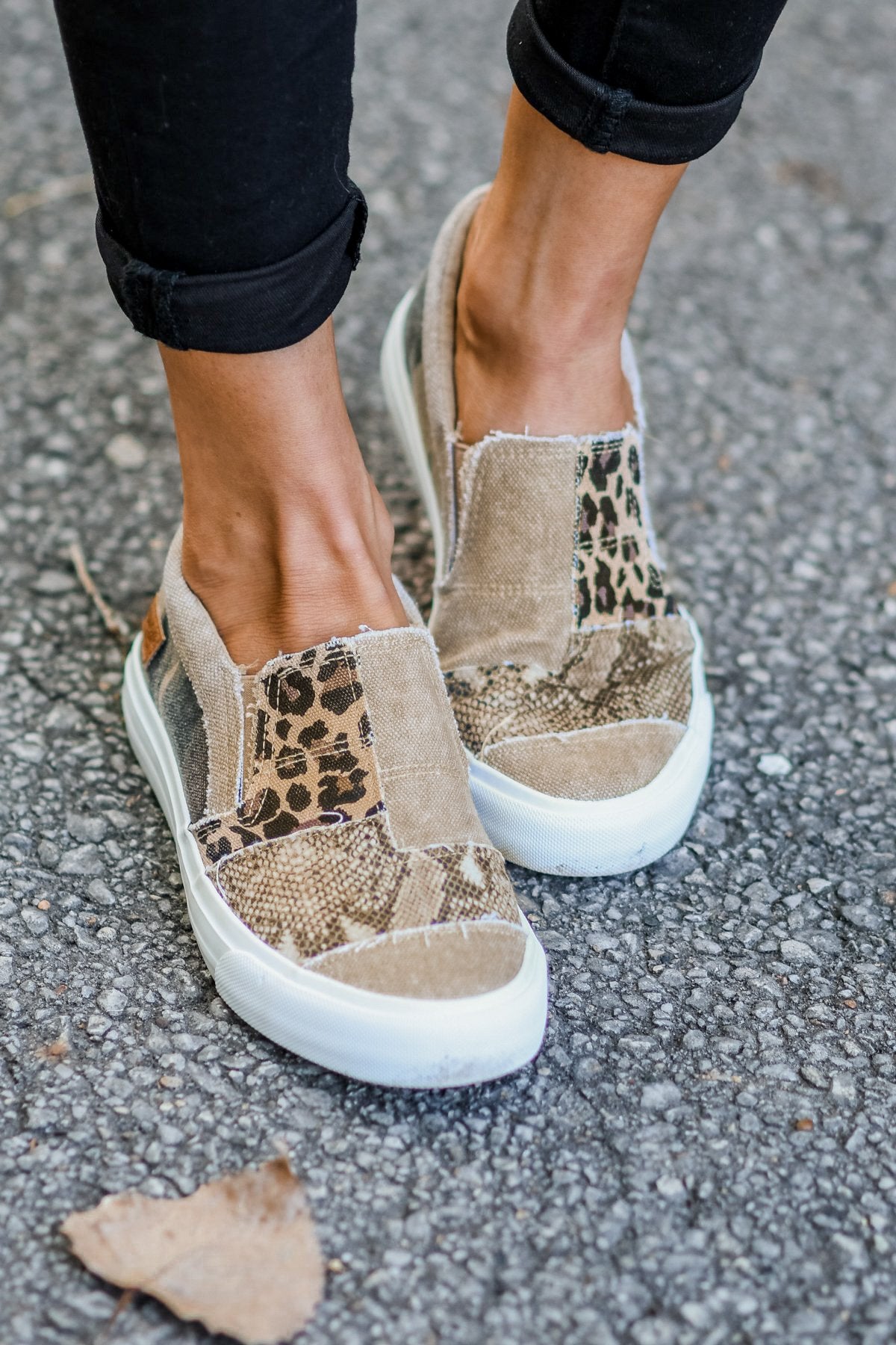 boutique slip on sneakers