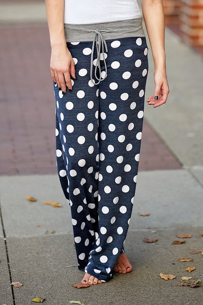 Polka Dot Lounge Pants The Pulse Boutique